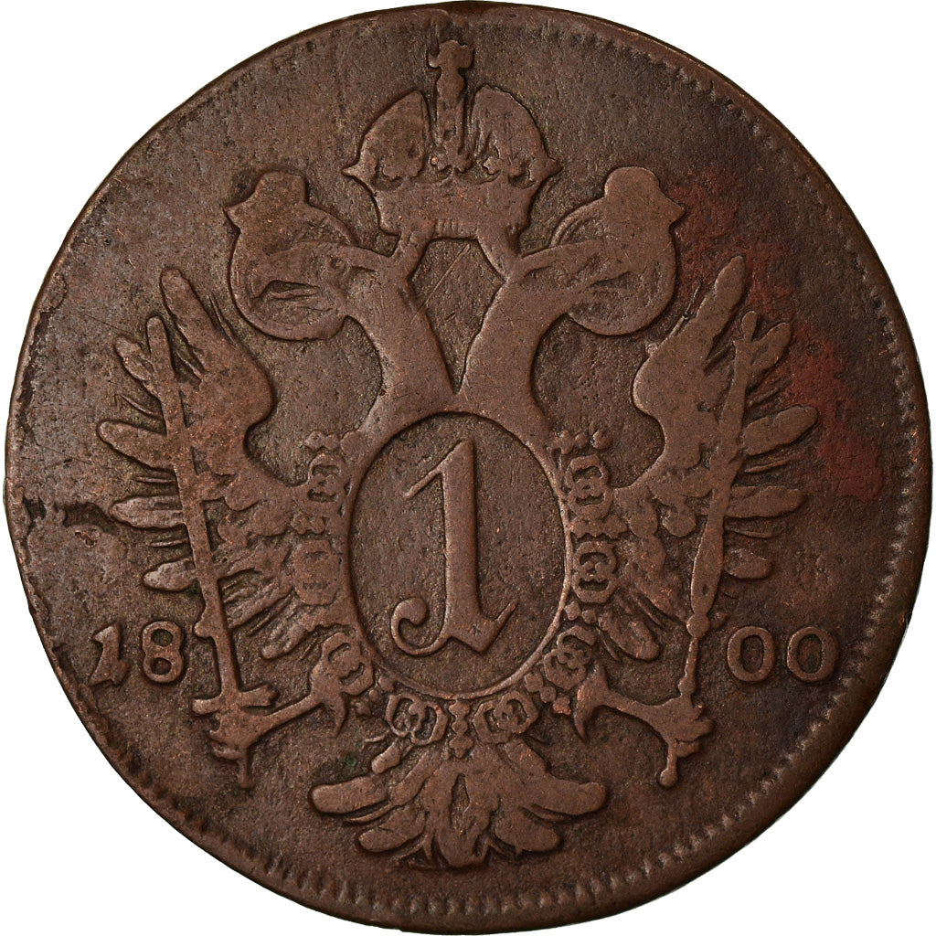 Monnaie, Autriche, Franz II (I), Kreuzer, 1800, Vienne, TB+, Billon, KM:2111