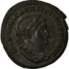 Constantine I, Follis, 307, Lugdunum, Brązowy, EF(40-45), RIC:241