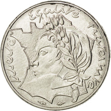 Munten, Frankrijk, Jimenez, 10 Francs, 1986, ZF+, Nickel, KM:959, Gadoury:824