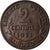 Moneta, Francja, Dupuis, 2 Centimes, 1911, Paris, error struck thru, AU(50-53)