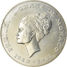 Moneta, Monaco, Grace de Monaco, 10 Francs, 1982, Pessac, ESSAI, FDC, Argento