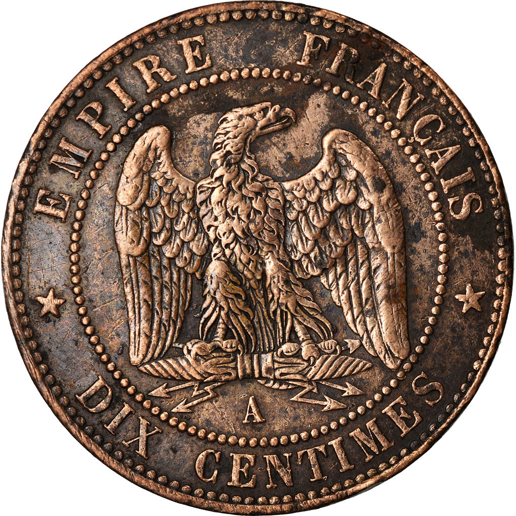 Munten, Frankrijk, Napoleon III, Napoléon III, 10 Centimes, 1854, Paris, ZF