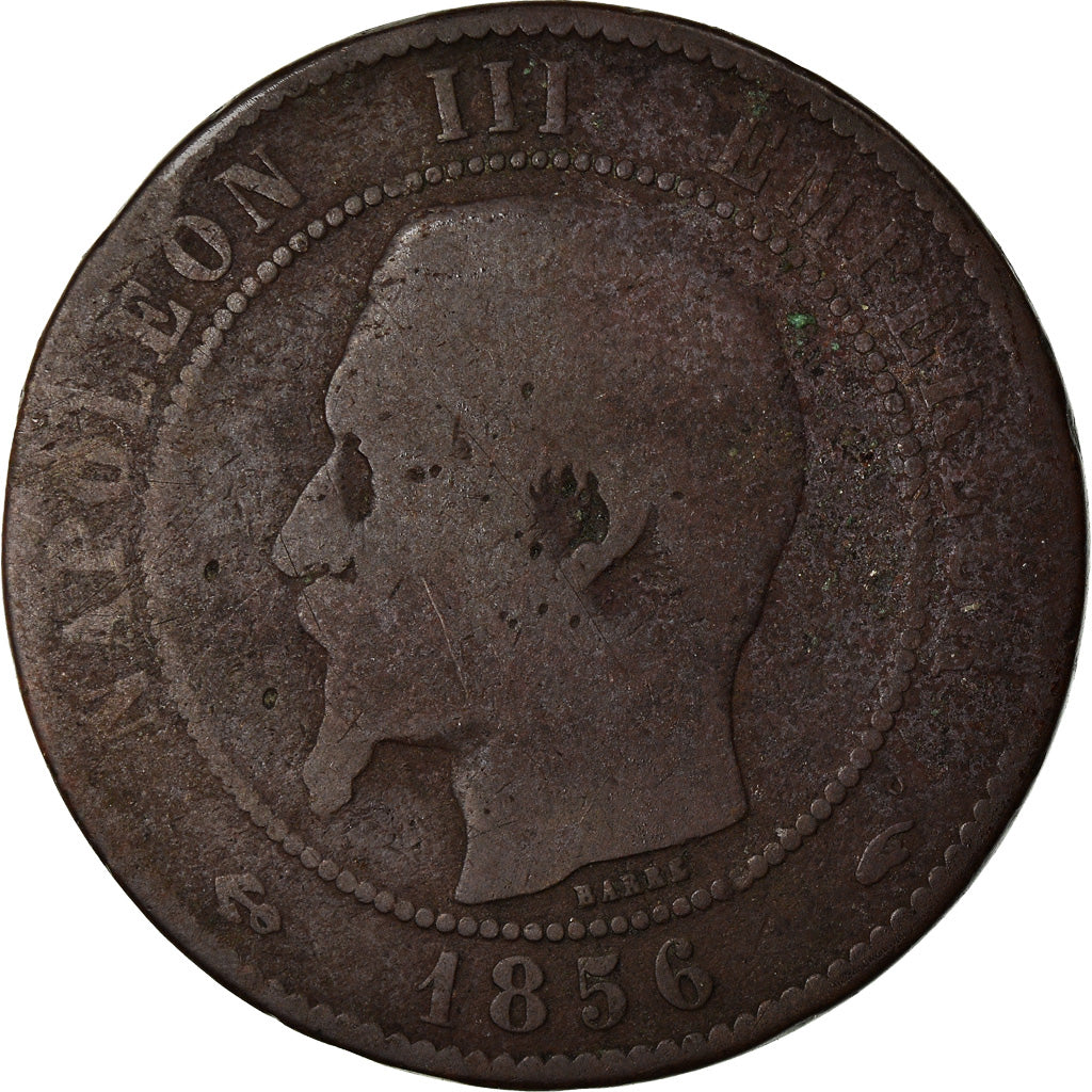 Münze, Frankreich, Napoleon III, Napoléon III, 10 Centimes, 1856, Paris, S