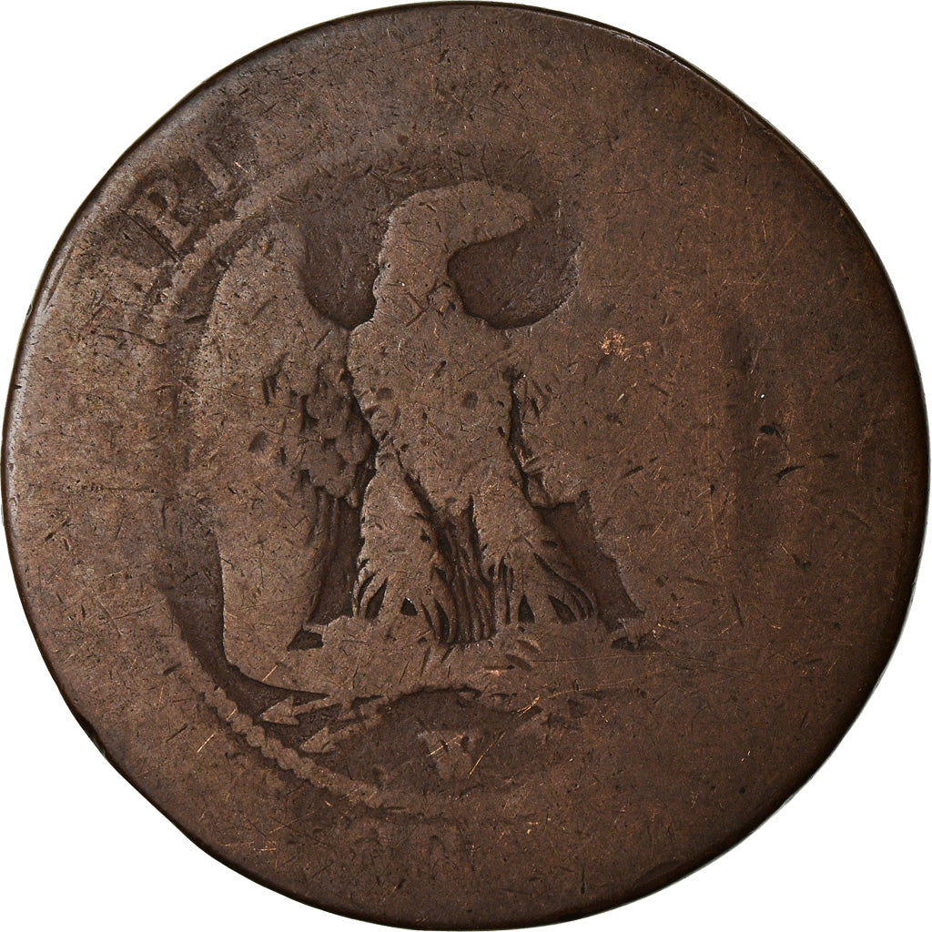 Moneta, Francia, Napoleon III, 10 Centimes, 1856, Lille, B+