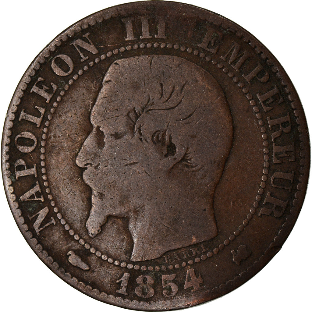 Coin, France, Napoleon III, Napoléon III, 5 Centimes, 1854, Bordeaux, F(12-15)