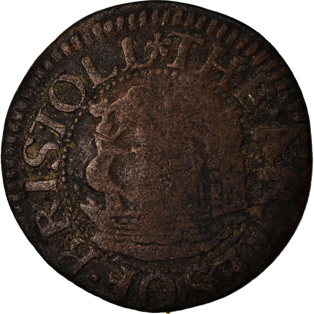 United Kingdom , Farthing, Farthing Bristol, 1662, S+, Kupfer