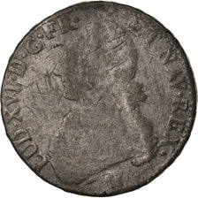 Moneda, Francia, Louis XVI, Ecu, 1789, Limoges, Contemporary forgery, BC+