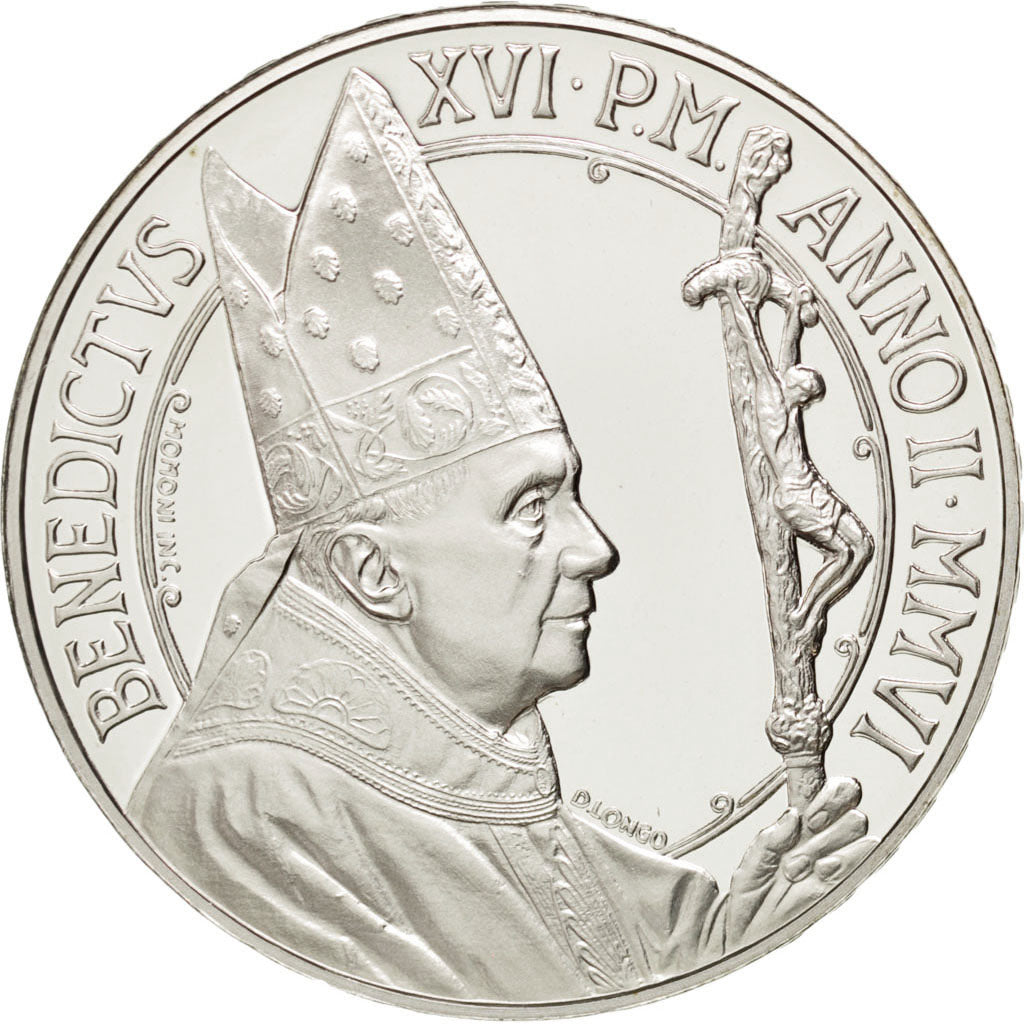 VATICAN CITY, 5 Euro, 2006, Rome, KM #395, MS(65-70), Silver, 32, 18.00