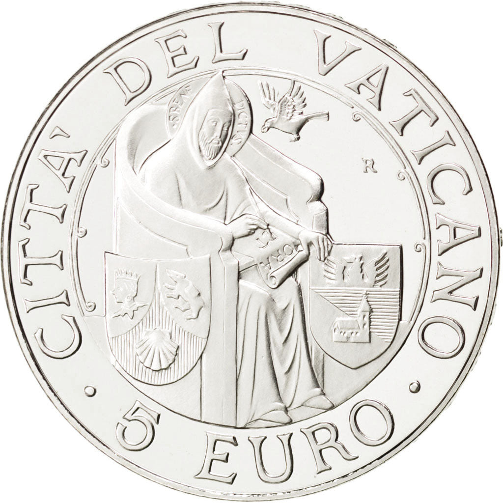 VATICAN CITY, 5 Euro, 2006, Rome, KM #395, MS(65-70), Silver, 32, 18.00
