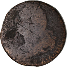 Moneda, Francia, Louis XVI, 2 Sols, 1792, Paris, BC, Bronce, Gadoury:25