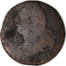 Moneda, Francia, Louis XVI, 2 Sols, 1792, Paris, BC, Bronce, Gadoury:25
