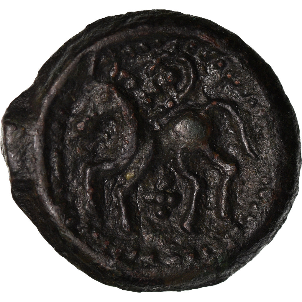 Coin, Suessiones, Potin, AU(50-53), Potin, Delestrée:216