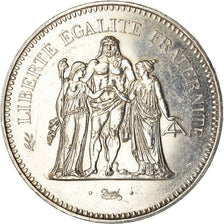 Moneda, Francia, Hercule, 50 Francs, 1974, Paris, EBC, Plata, KM:941.1