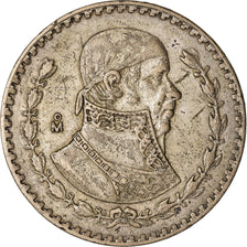 Moneta, Messico, Peso, 1963, Mexico City, MB+, Argento, KM:459