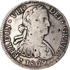 Monnaie, Mexique, Ferdinand VII, 8 Reales, 1809, Mexico City, Chinese chopmarks