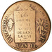 Moneta, Francja, Sol aux balances françoise, Sol, 1793, Metz, F(12-15), Bronze