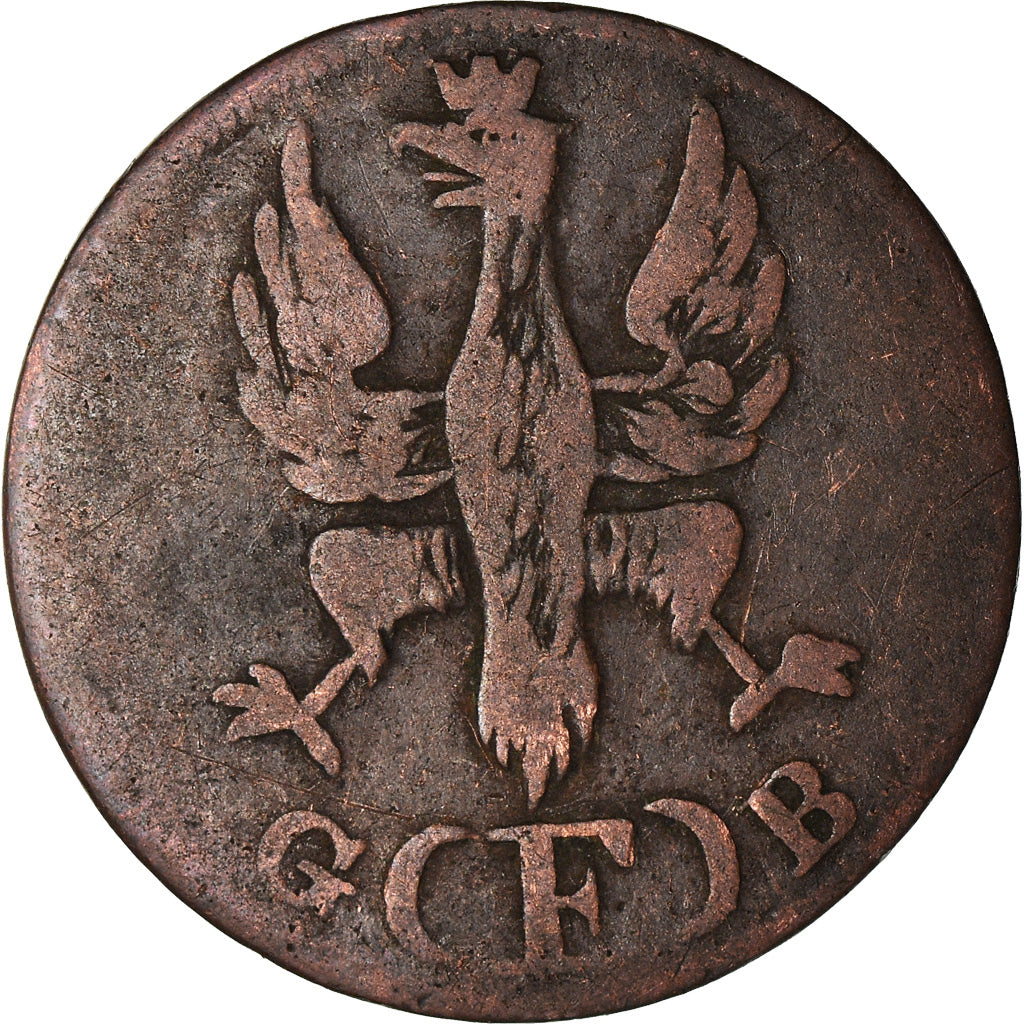 Münze, Deutsch Staaten, FRANKFURT AM MAIN, Heller, 1821, S, Kupfer, KM:301