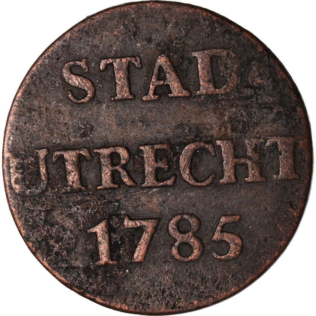 Münze, Niederlande, UTRECHT, Duit, 1785, S, Kupfer, KM:91