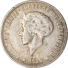 Lussemburgo, Charlotte, 10 Francs, 1929, BB, Argento, KM:39