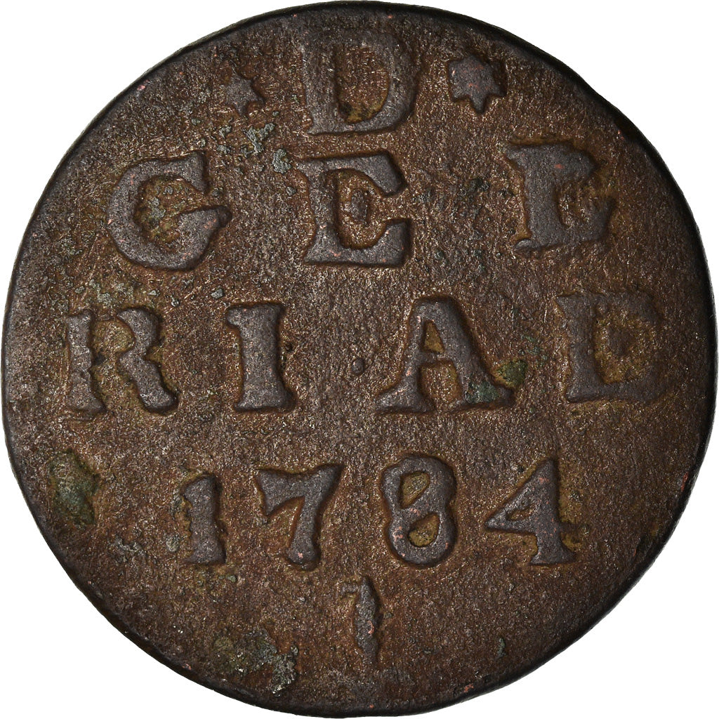 Monnaie, Pays-Bas, GELDERLAND, Duit, 1784, TB, Cuivre, KM:105