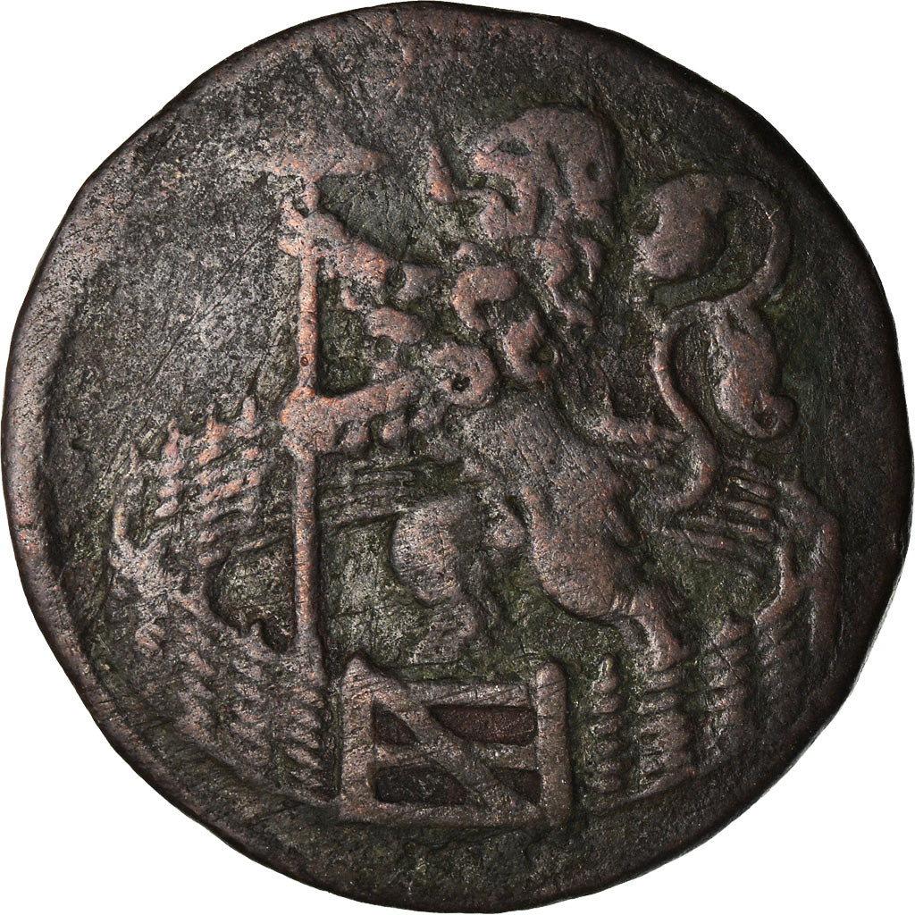 Munten, Nederland, HOLLAND, Duit, 1766, FR+, Koper, KM:80