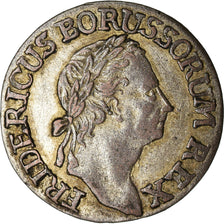 Monnaie, Etats allemands, SILESIA, Friedrich II, 3 Kreuzer, 1781, TTB+, Billon