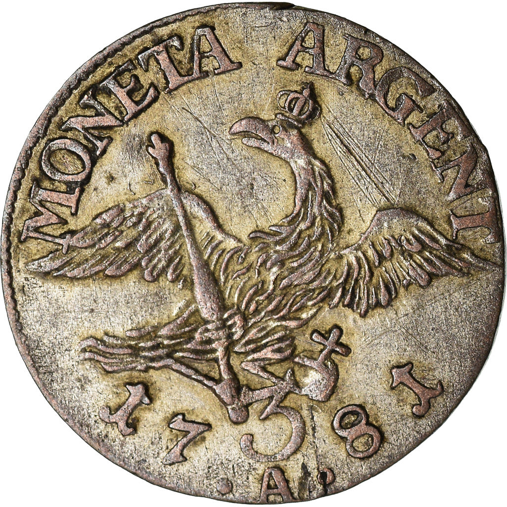 Monnaie, Etats allemands, SILESIA, Friedrich II, 3 Kreuzer, 1781, TTB+, Billon