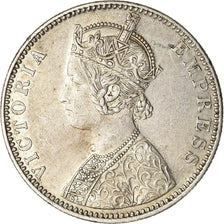 Moeda, ÍNDIA - BRITÂNICA, Victoria, Rupee, 1889, AU(50-53), Prata, KM:492