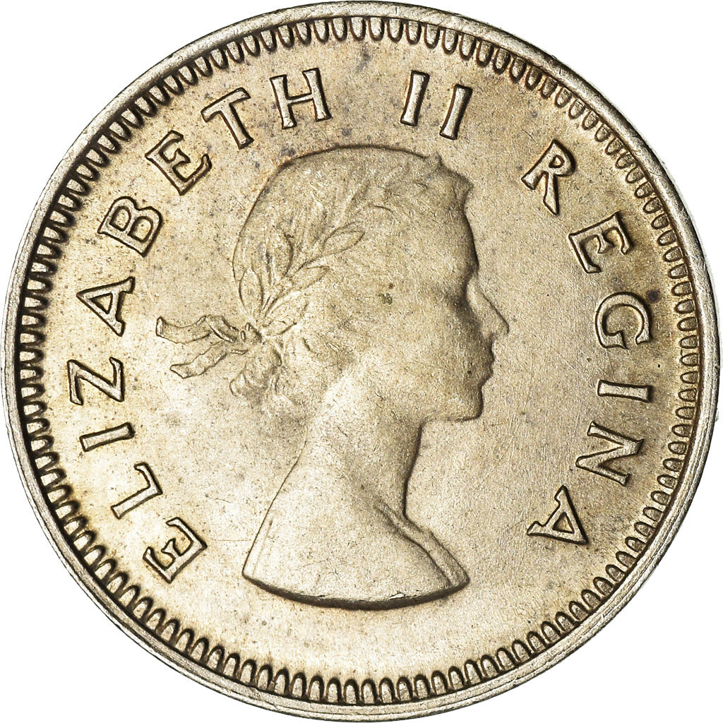 Monnaie, Afrique du Sud, Elizabeth II, 3 Pence, 1953, SUP, Argent, KM:47