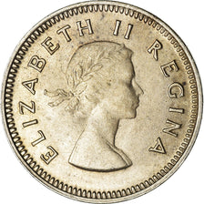 Monnaie, Afrique du Sud, Elizabeth II, 3 Pence, 1953, SUP, Argent, KM:47