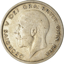 Moneta, Gran Bretagna, George V, 1/2 Crown, 1933, MB+, Argento, KM:835