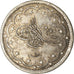 Moneta, Turchia, Abdul Mejid, 20 Kurush, 1855, Qustantiniyah, BB, Argento