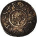 Moneda, Francia, Monastère Saint-Ouen, Denarius, Rouen, BC+, Plata, Prou:394