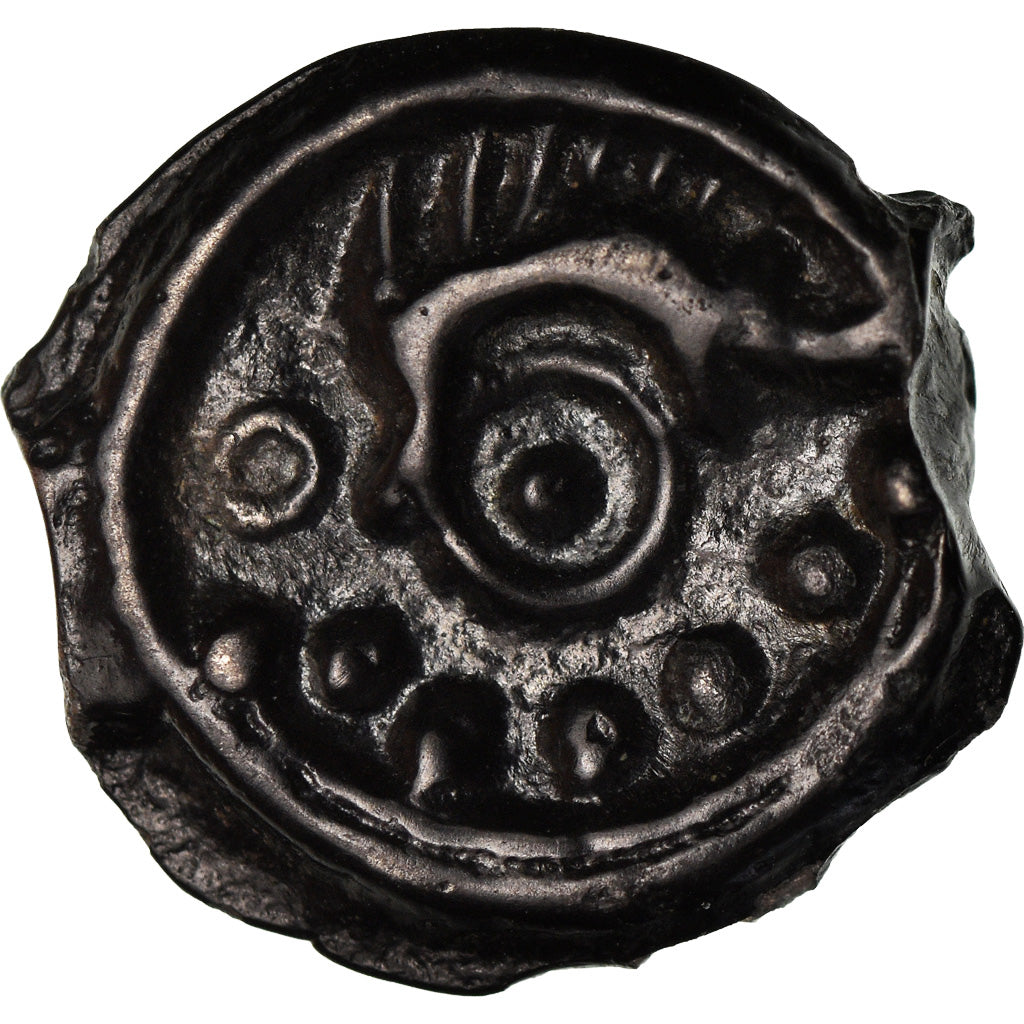 Coin, Suessiones, Potin, AU(55-58), Potin, Delestrée:530