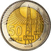 Moneta, Azerbaigian, 50 Qapik, 2006, SPL, Bi-metallico, KM:44