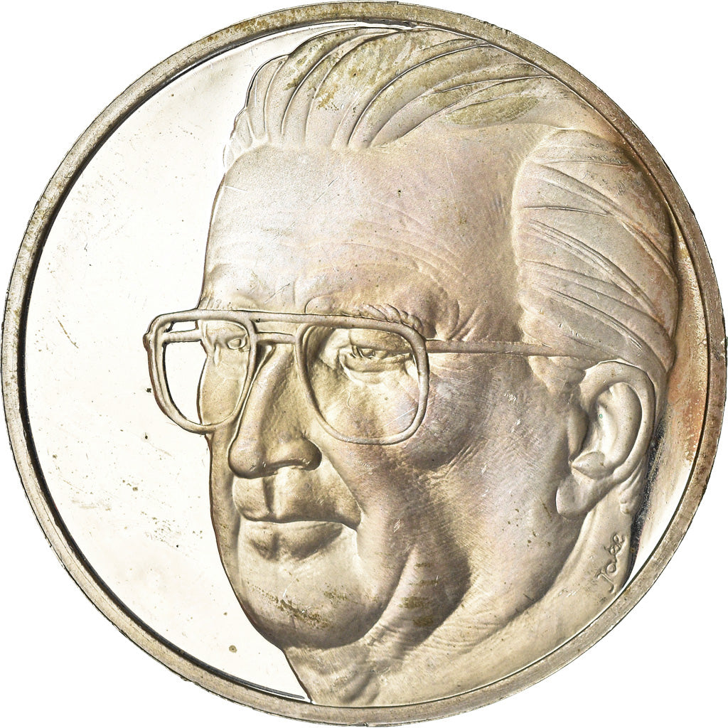 Moneta, Belgia, 20 Euro, 1996, MS(63), Srebro