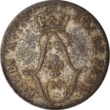 Monnaie, FRENCH GUIANA, 10 Centimes, 1818, Paris, TB, Billon, KM:A1