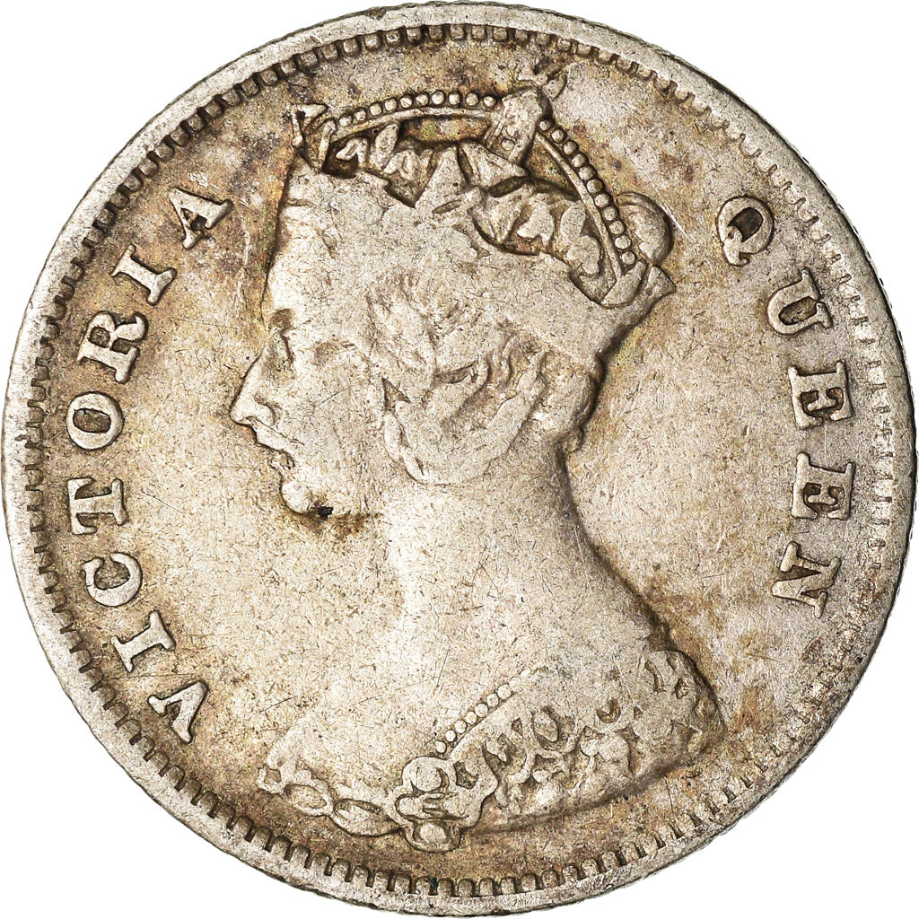 Moeda, Hong Kong, Victoria, 10 Cents, 1898, EF(40-45), Prata, KM:6.3