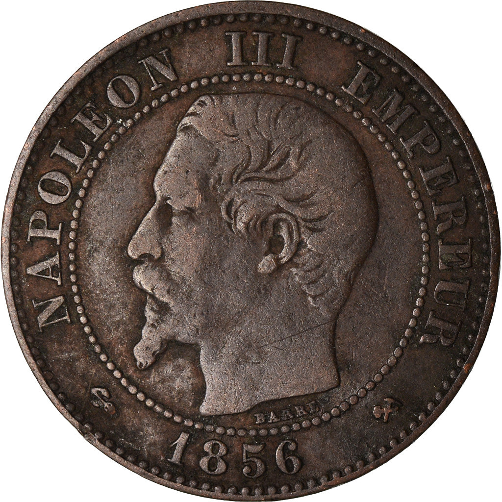 Coin, France, Napoleon III, Napoléon III, 2 Centimes, 1856, Rouen, EF(40-45)