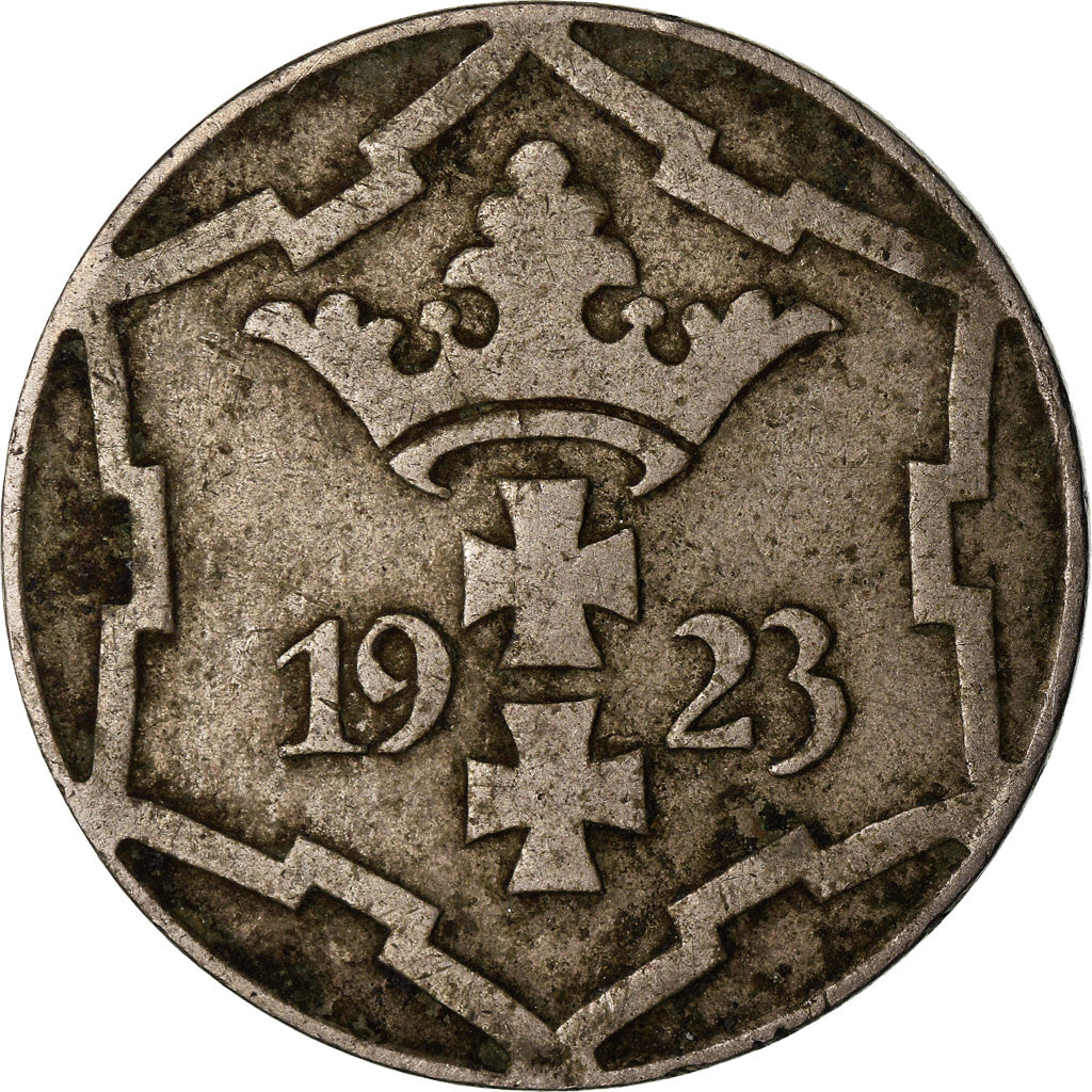 Monnaie, DANZIG, 10 Pfennig, 1923, TTB, Copper-nickel, KM:143