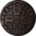 Moneta, LIEGE, John Theodore, Liard, 1750, Liege, VF(30-35), Miedź, KM:155