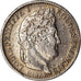 Münze, Frankreich, Louis-Philippe, 1/2 Franc, 1843, Lille, S, Silber