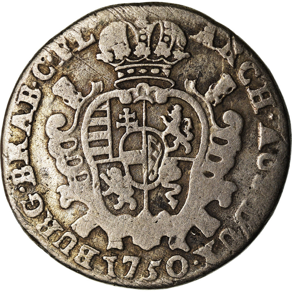 Moneta, Paesi Bassi austriaci, Maria Theresa, Escalin, Schelling, 1750, Bruges