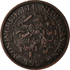 Munten, Nederland, Wilhelmina I, 2-1/2 Cent, 1929, ZF+, Bronze, KM:150