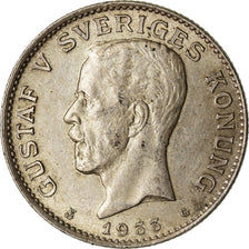 Monnaie, Suède, Gustaf V, Krona, 1933, SPL, Argent, KM:786.2