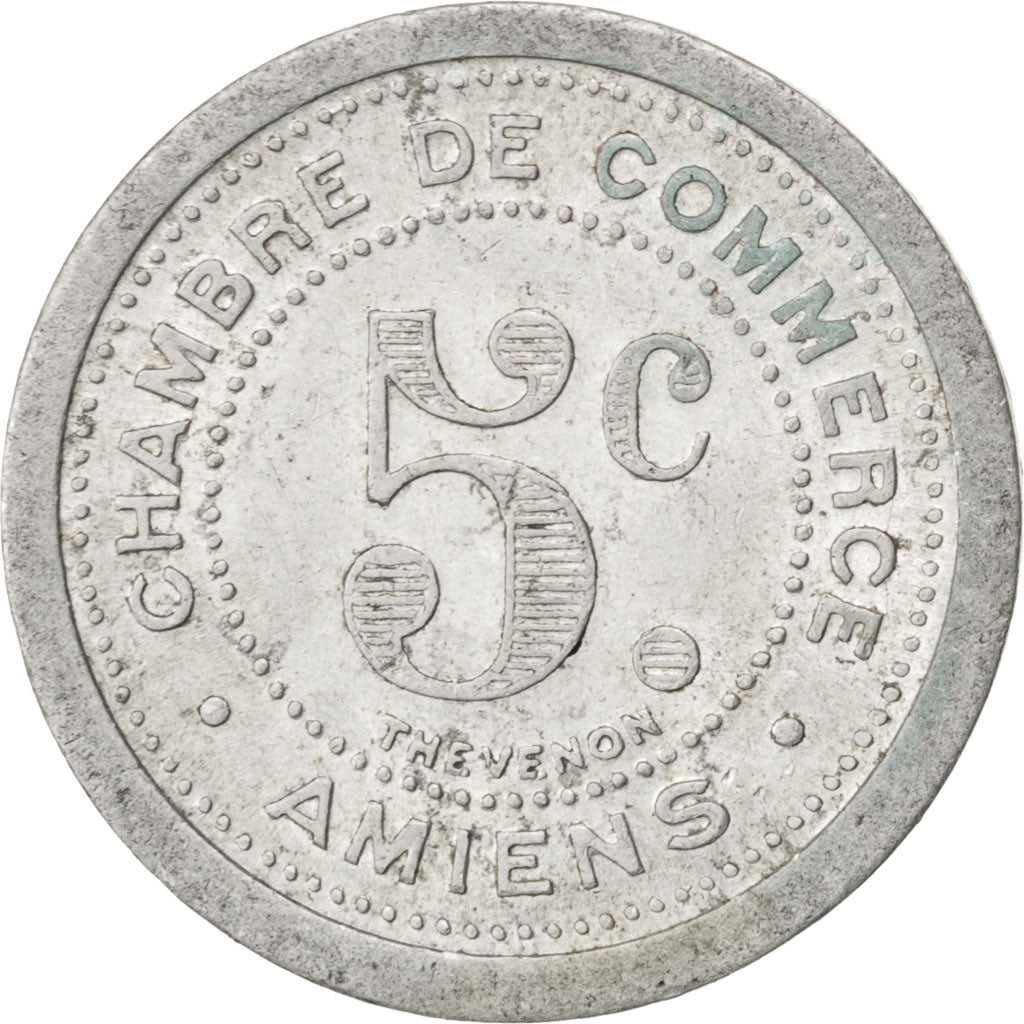 France, 5 Centimes, 1922, EF(40-45), Aluminium, Elie #10.6, 1.16