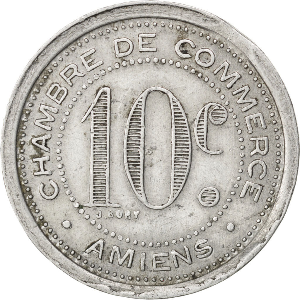 France, 10 Centimes, 1920, EF(40-45), Aluminium, Elie #10.1, 1.44
