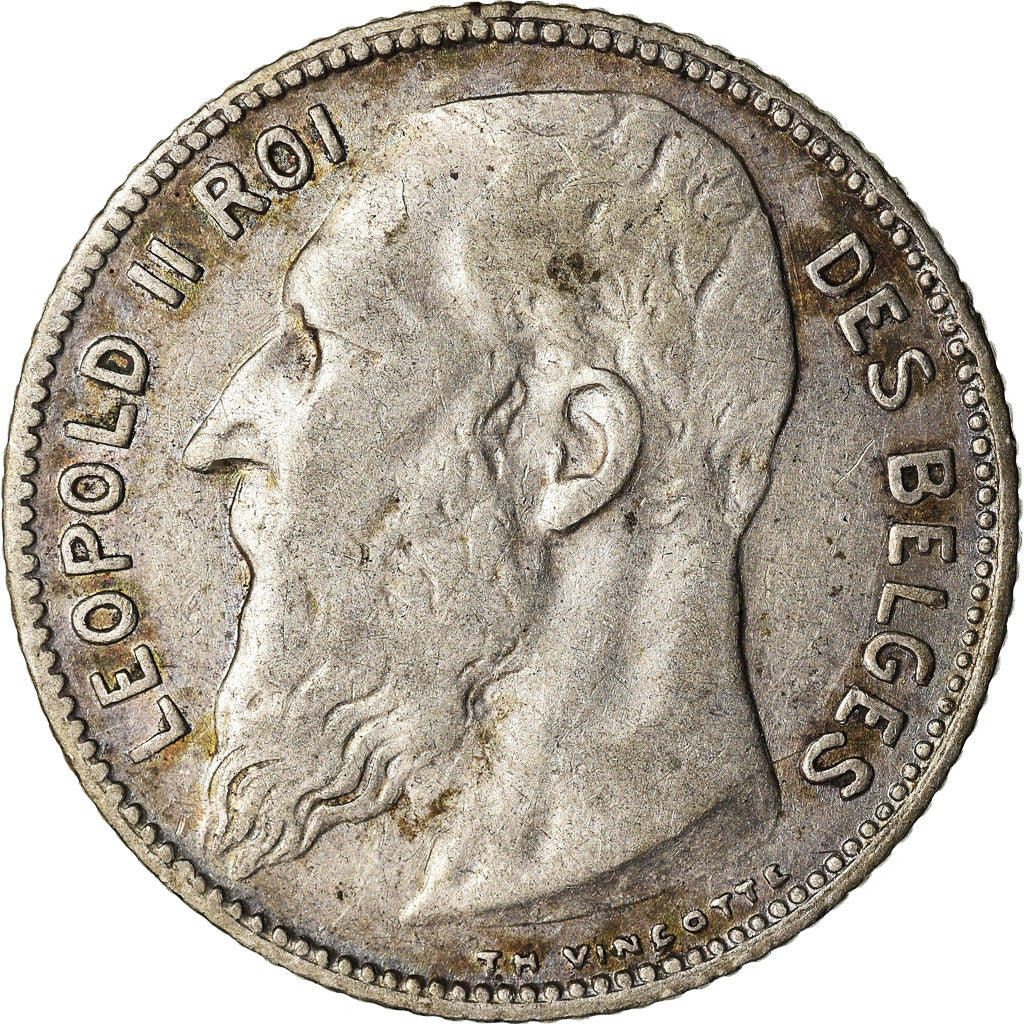 Moneta, Belgio, Franc, 1909, BB, Argento, KM:56.2