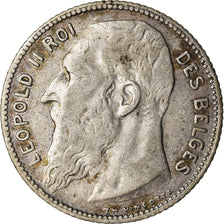 Moneta, Belgio, Franc, 1909, BB, Argento, KM:56.2