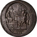 Moeda, França, Monneron, 5 Sols, 1792, Paris, VF(20-25), Bronze